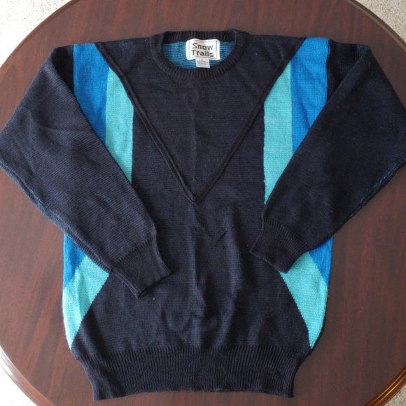 Vintage Other - Vintage Snow Trails Ski Sweater XL Very Nice!